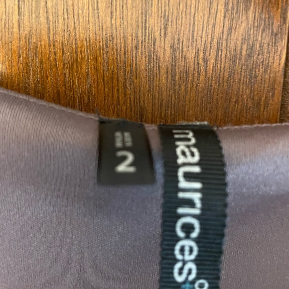 Light lavender drape detail front - Picture 5 of 6